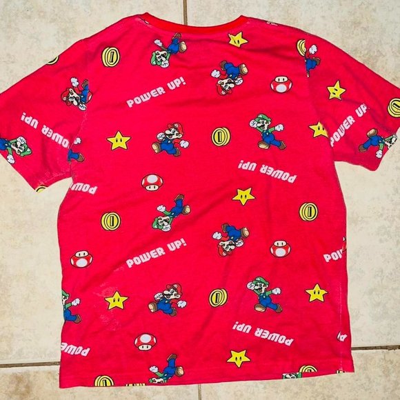 Mario Luigi Power Up Shirt Kids XL - Picture 4 of 4